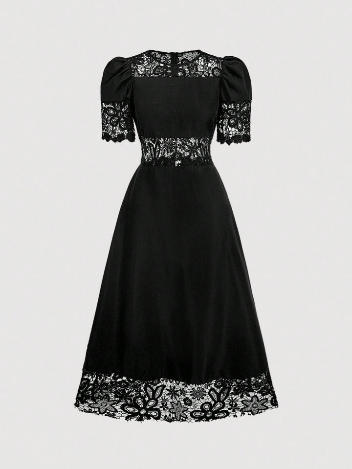 Rochie midi SHEIN, negru