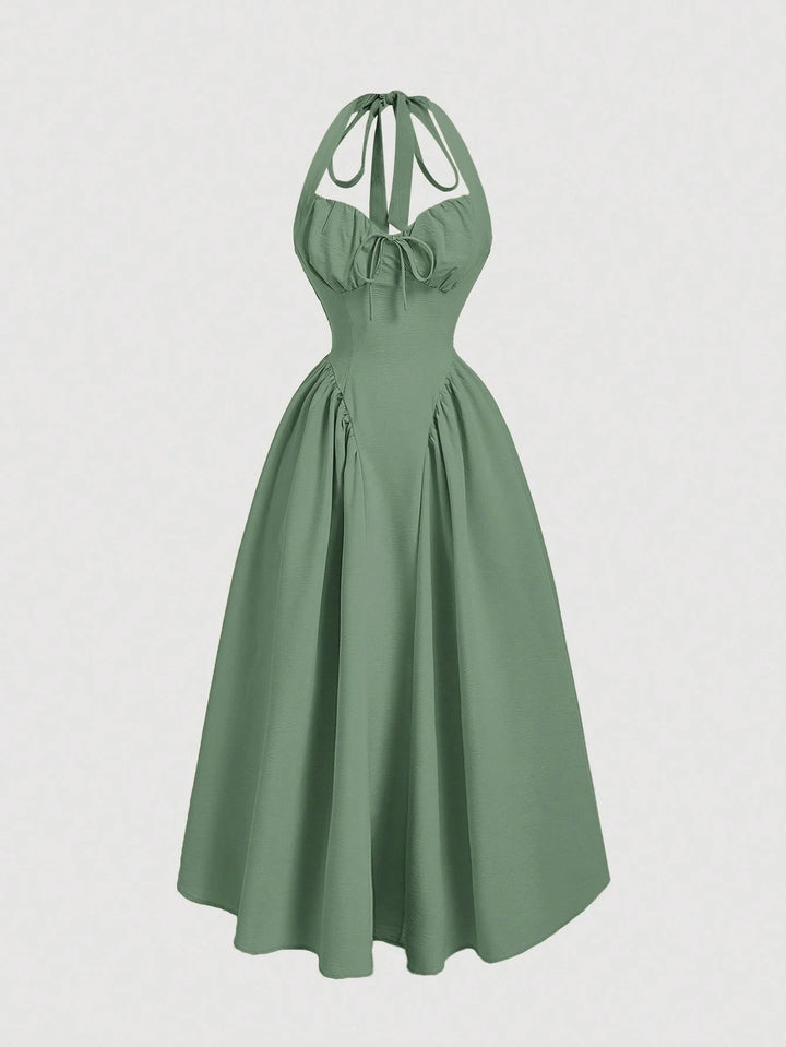 Rochie midi SHEIN, verde