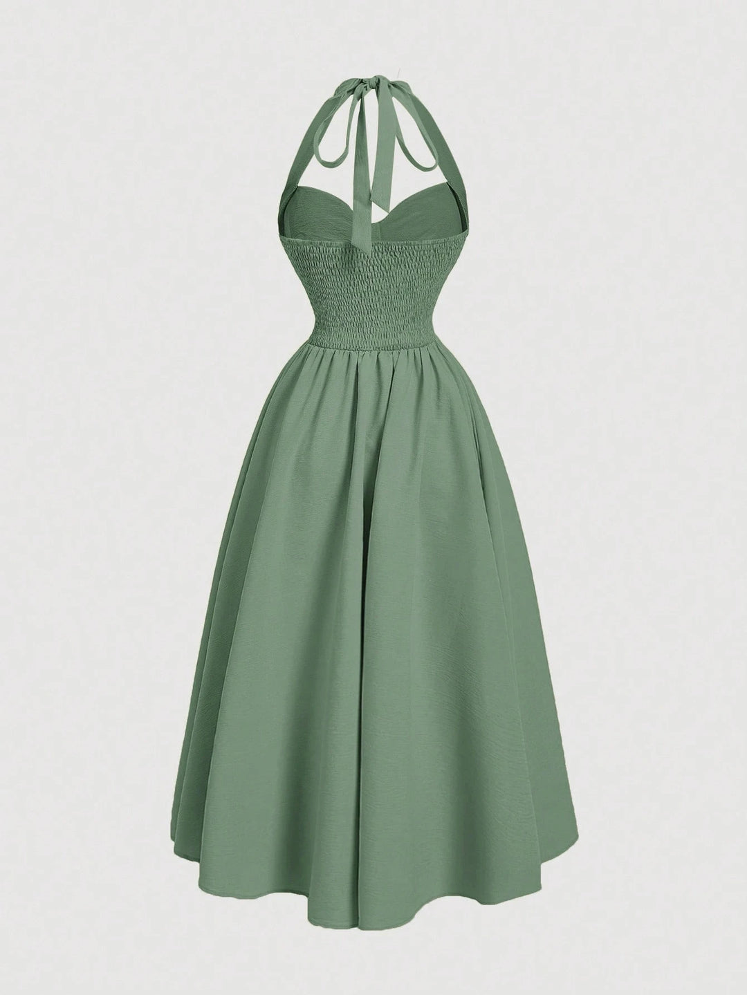 Rochie midi SHEIN, verde