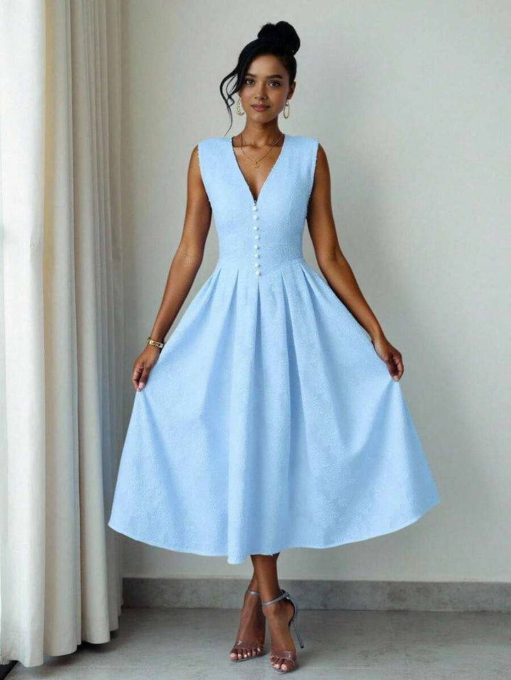 Rochie midi SHEIN, albastru