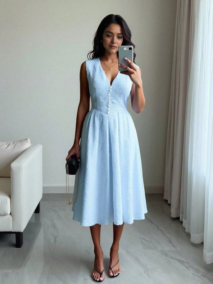 Rochie maxi SHEIN, albastru