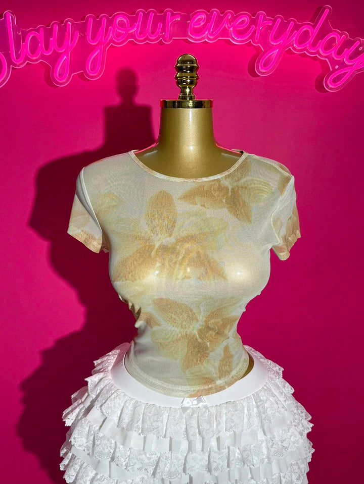 Top SHEIN, verde