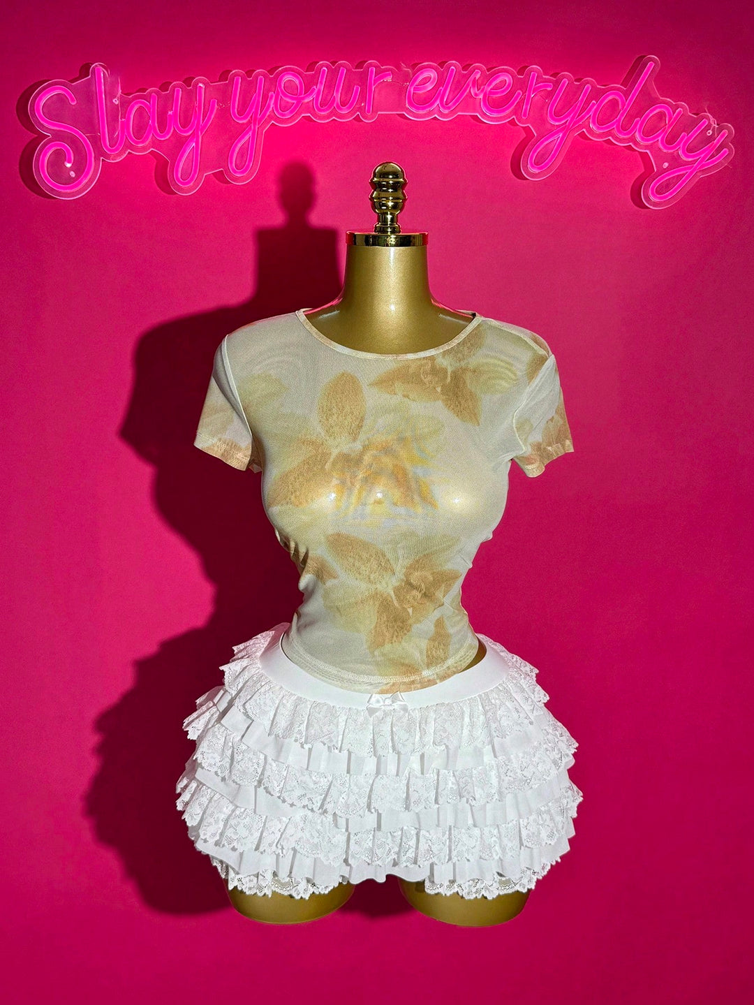 Top SHEIN, verde