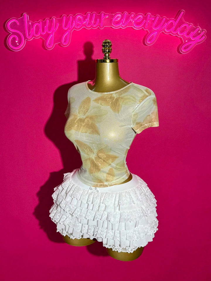 Top SHEIN, verde