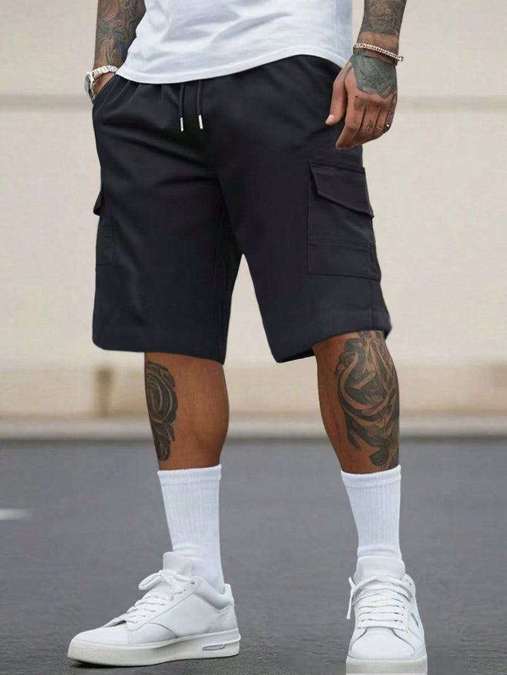Pantaloni scurți SHEIN, negru