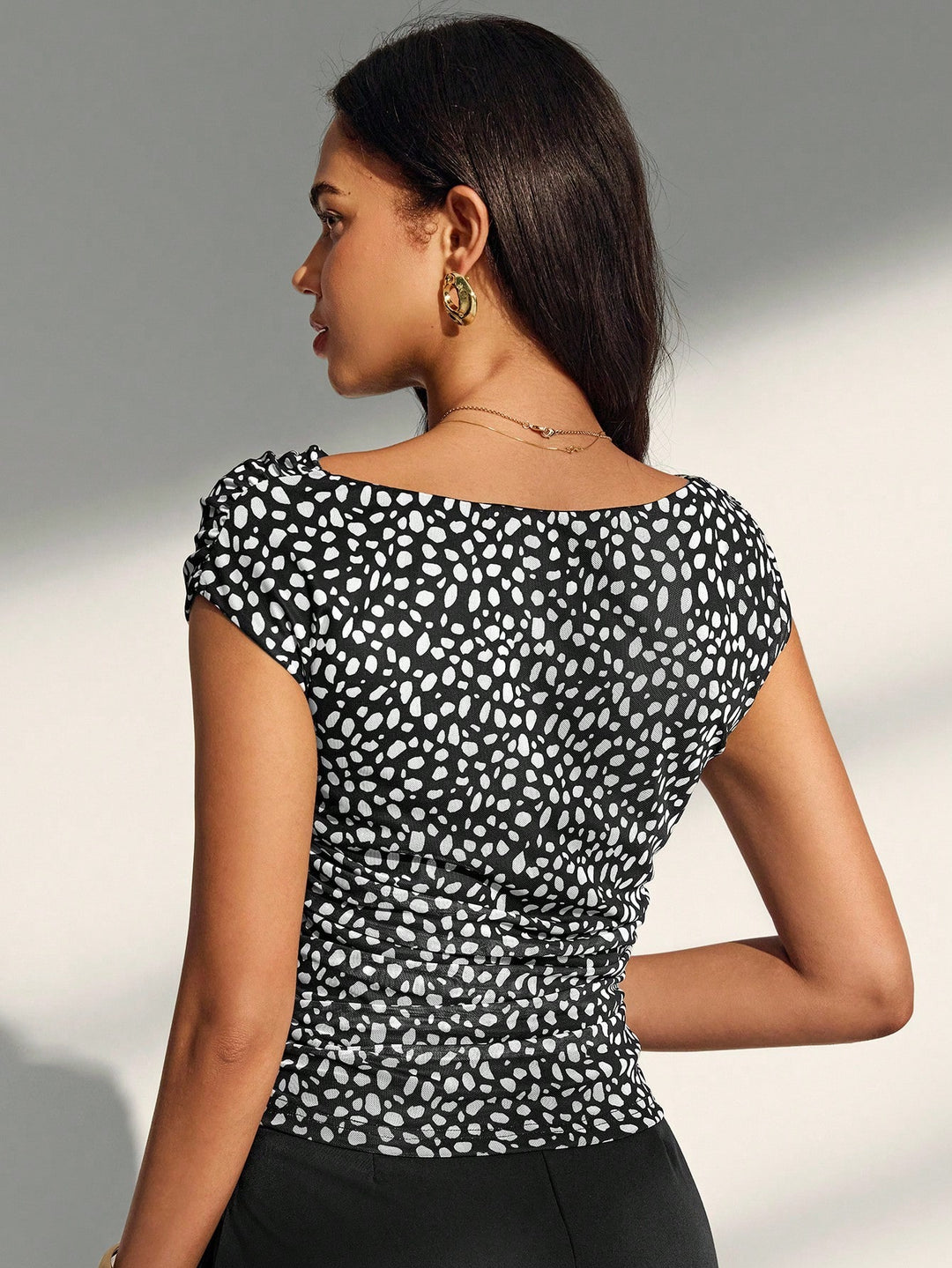 Top SHEIN, negru