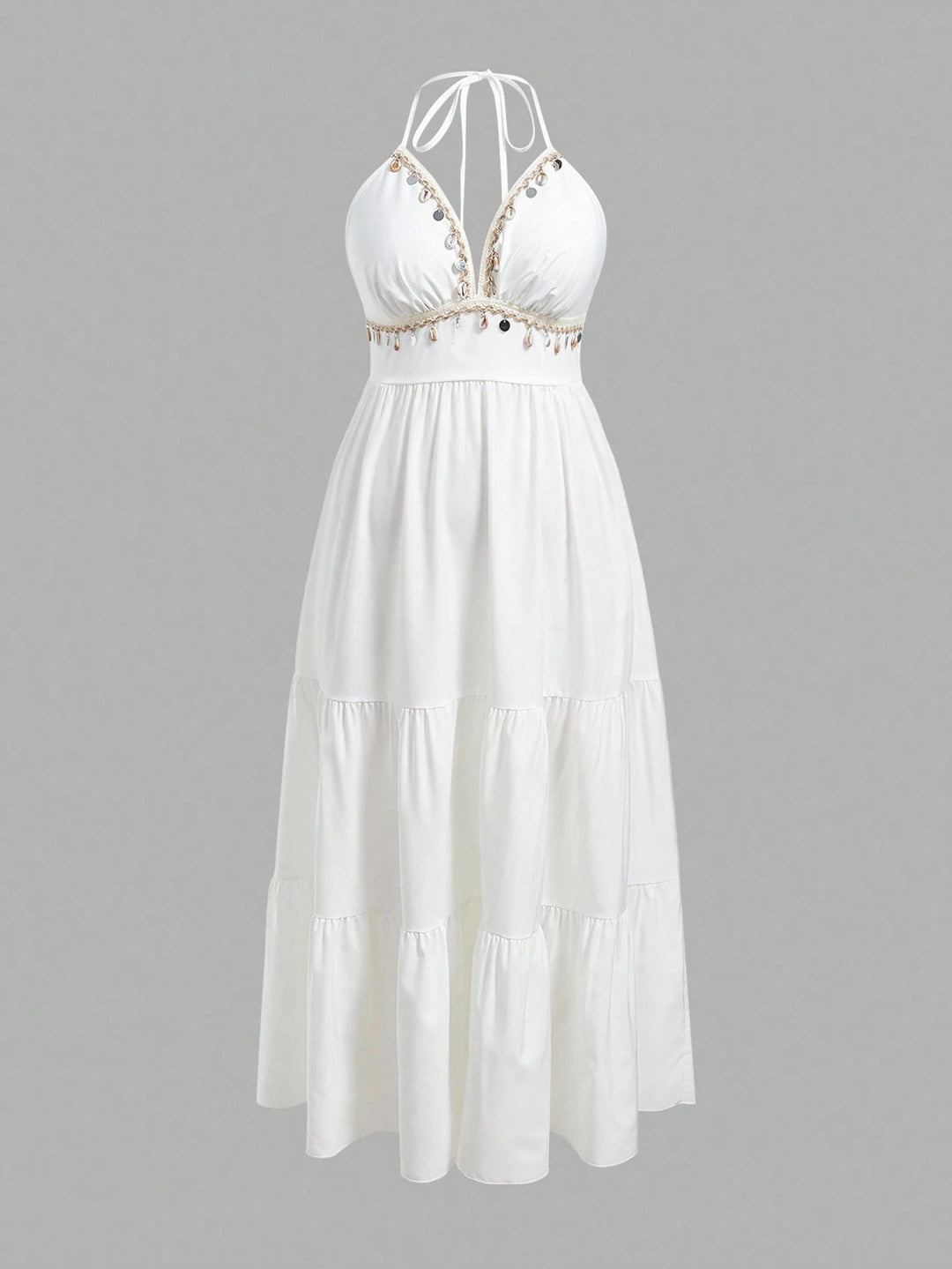 Rochie de plajă SHEIN, alb
