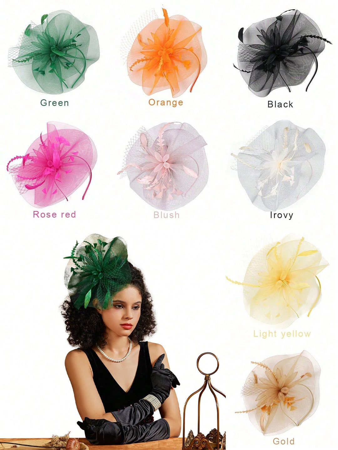 SHEIN Fascinator kalap