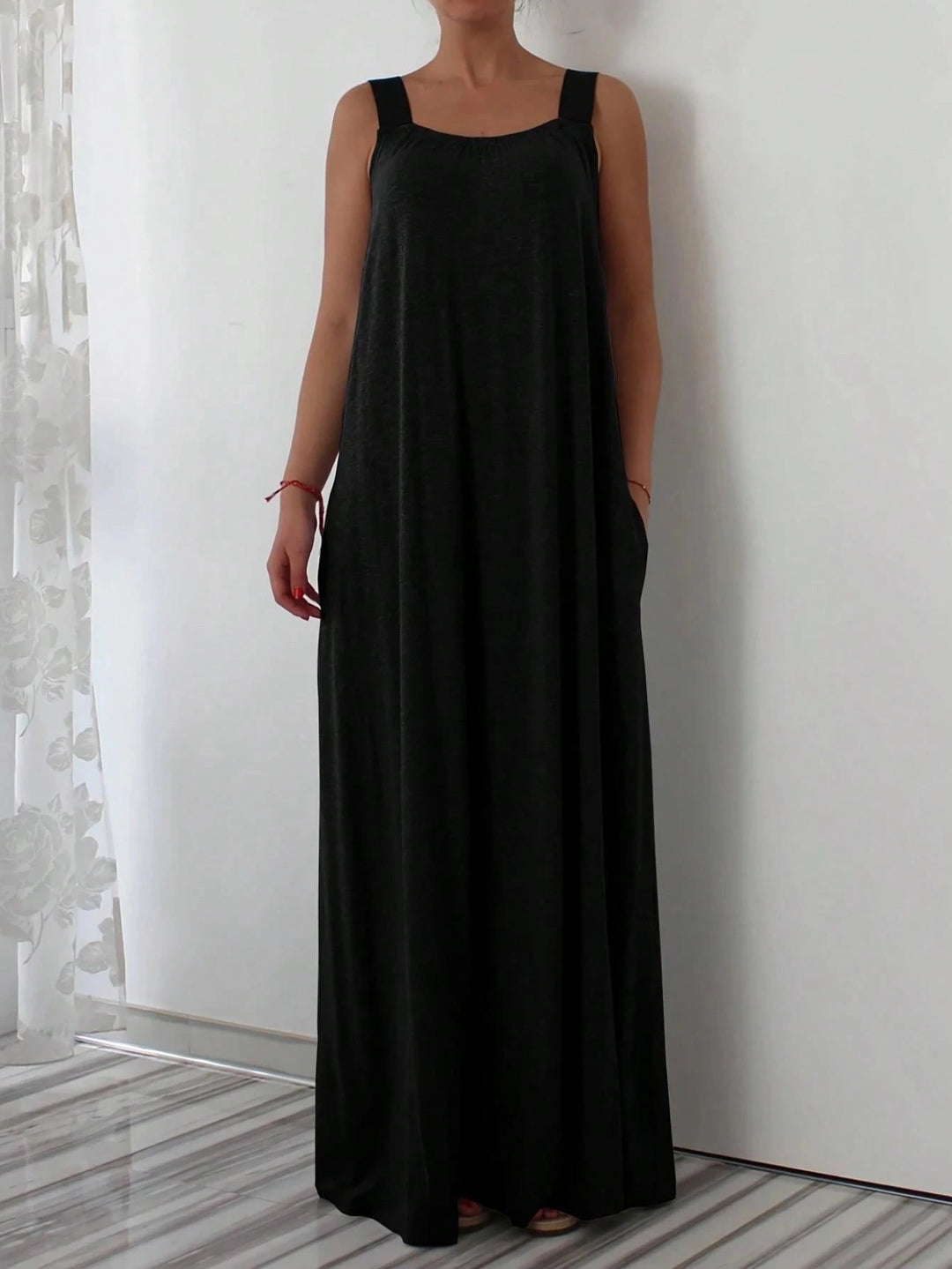 Rochie maxi SHEIN, negru