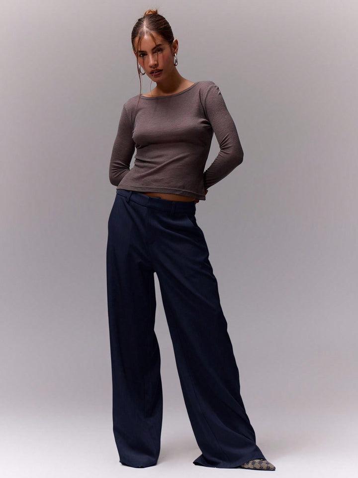 Pantaloni SHEIN, albastru
