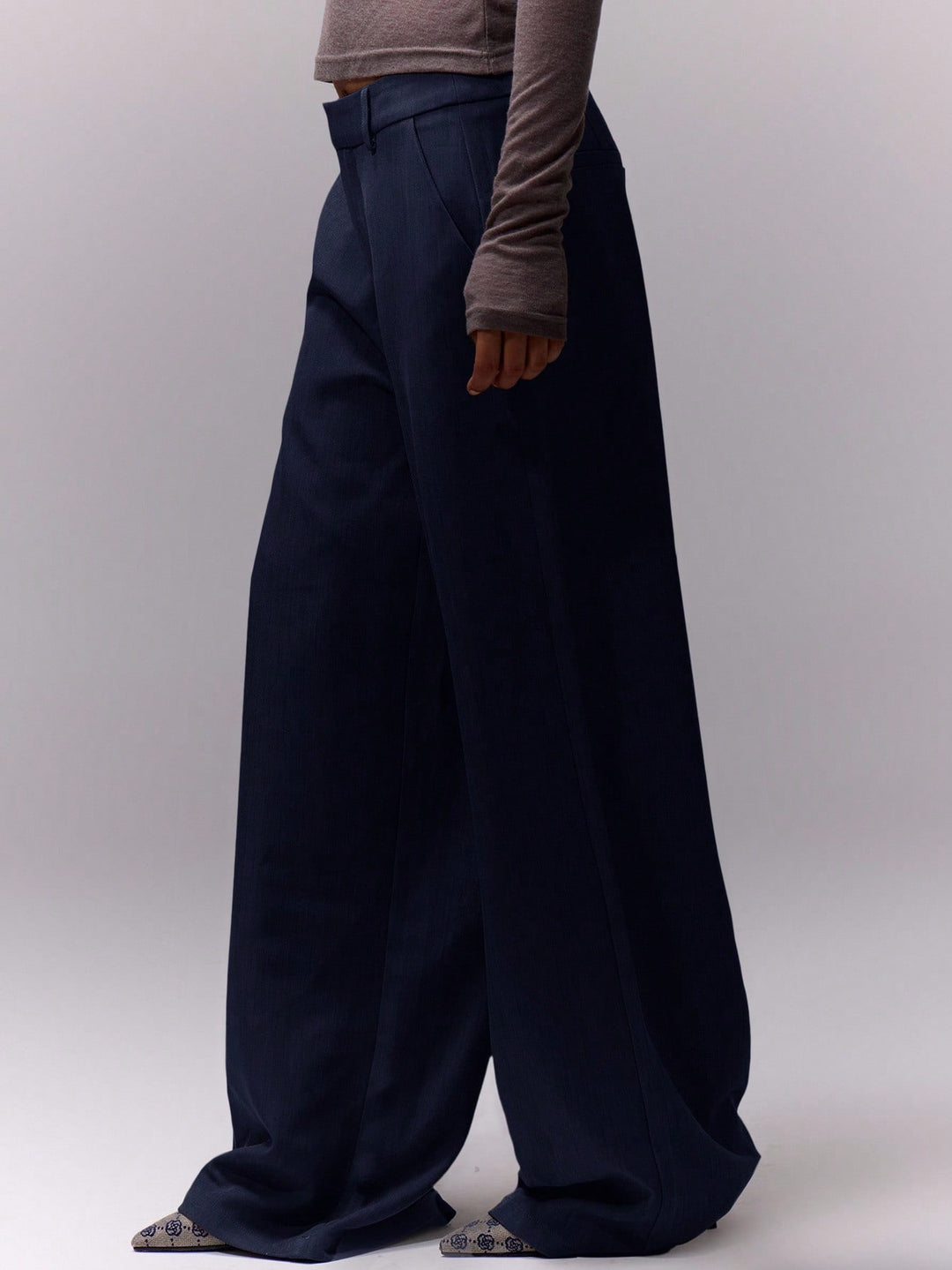 Pantaloni SHEIN, albastru