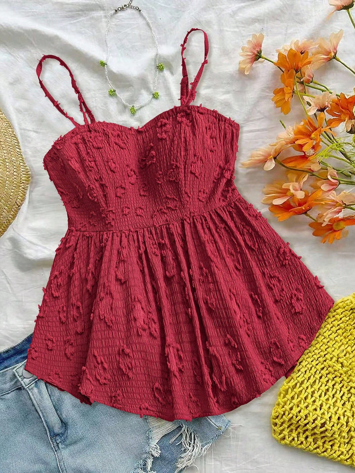 Top SHEIN, red