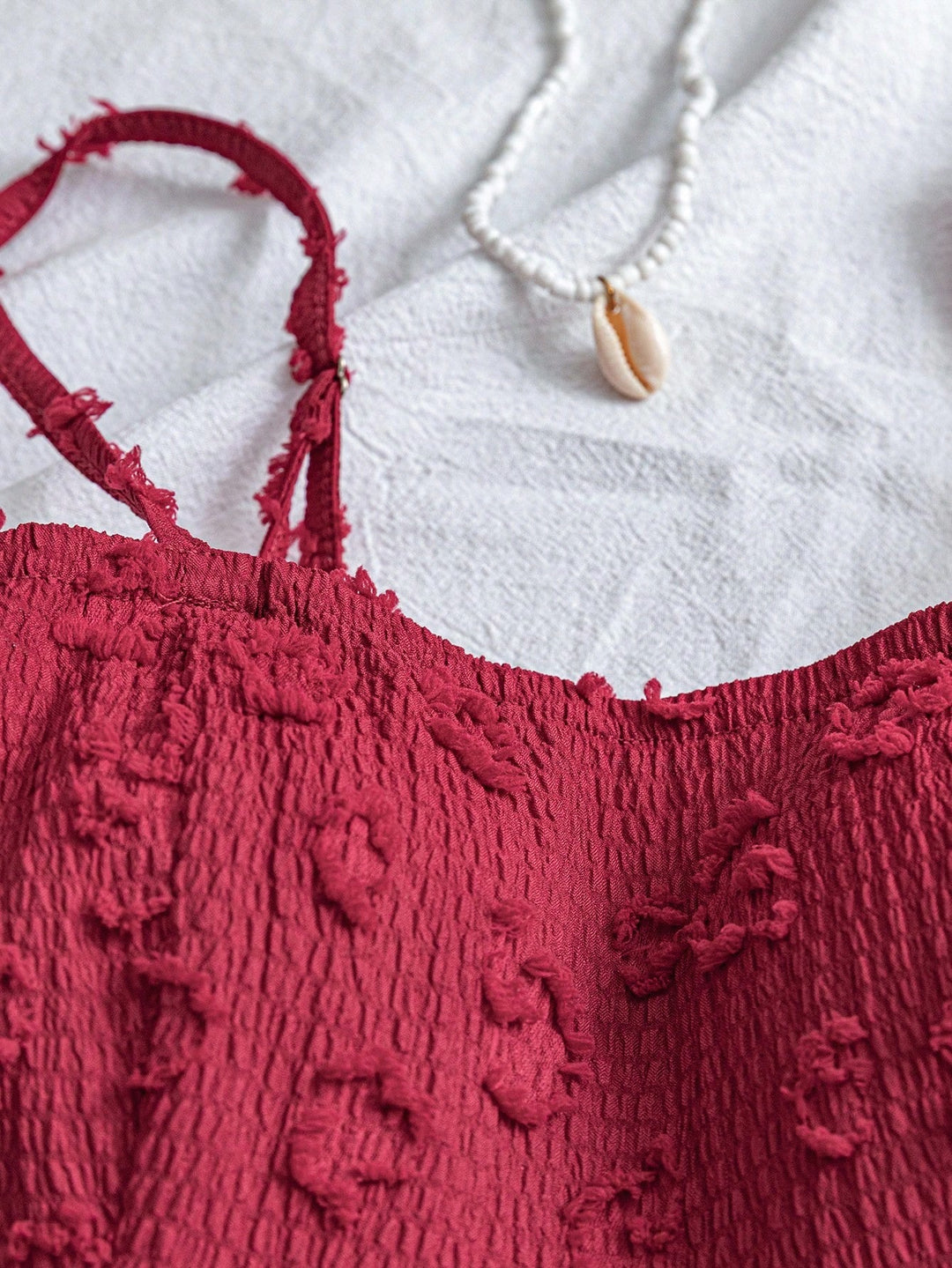 Top SHEIN, red