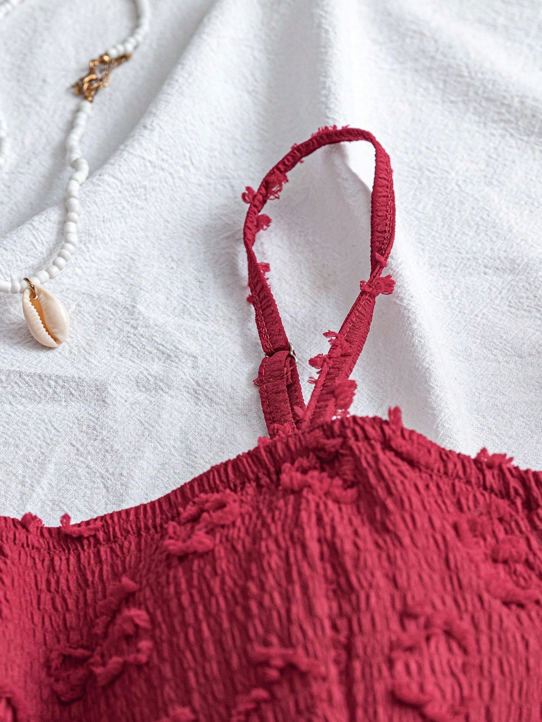 Top SHEIN, red