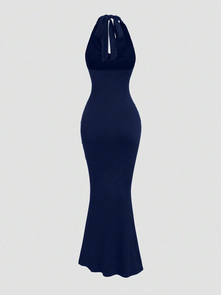 Rochie maxi SHEIN, albastru