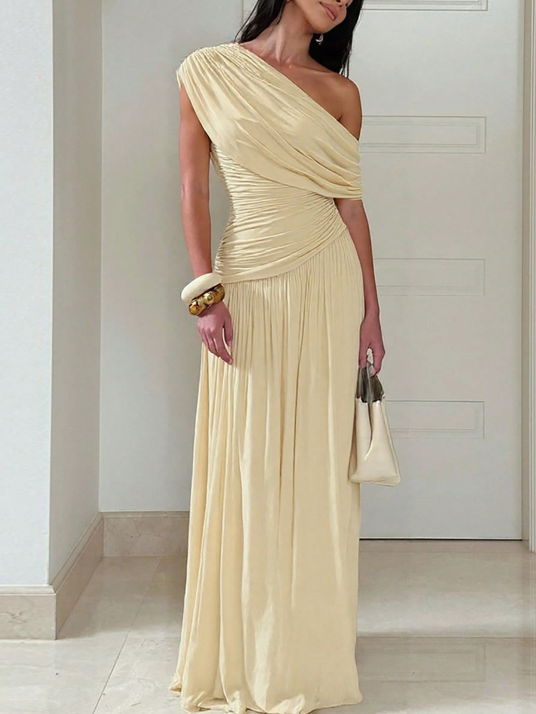 Rochie maxi SHEIN, portocaliu