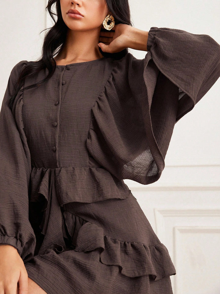 Rochie mini SHEIN, maro