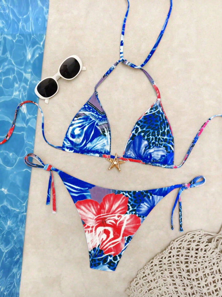 Set bikini SHEIN, animal print