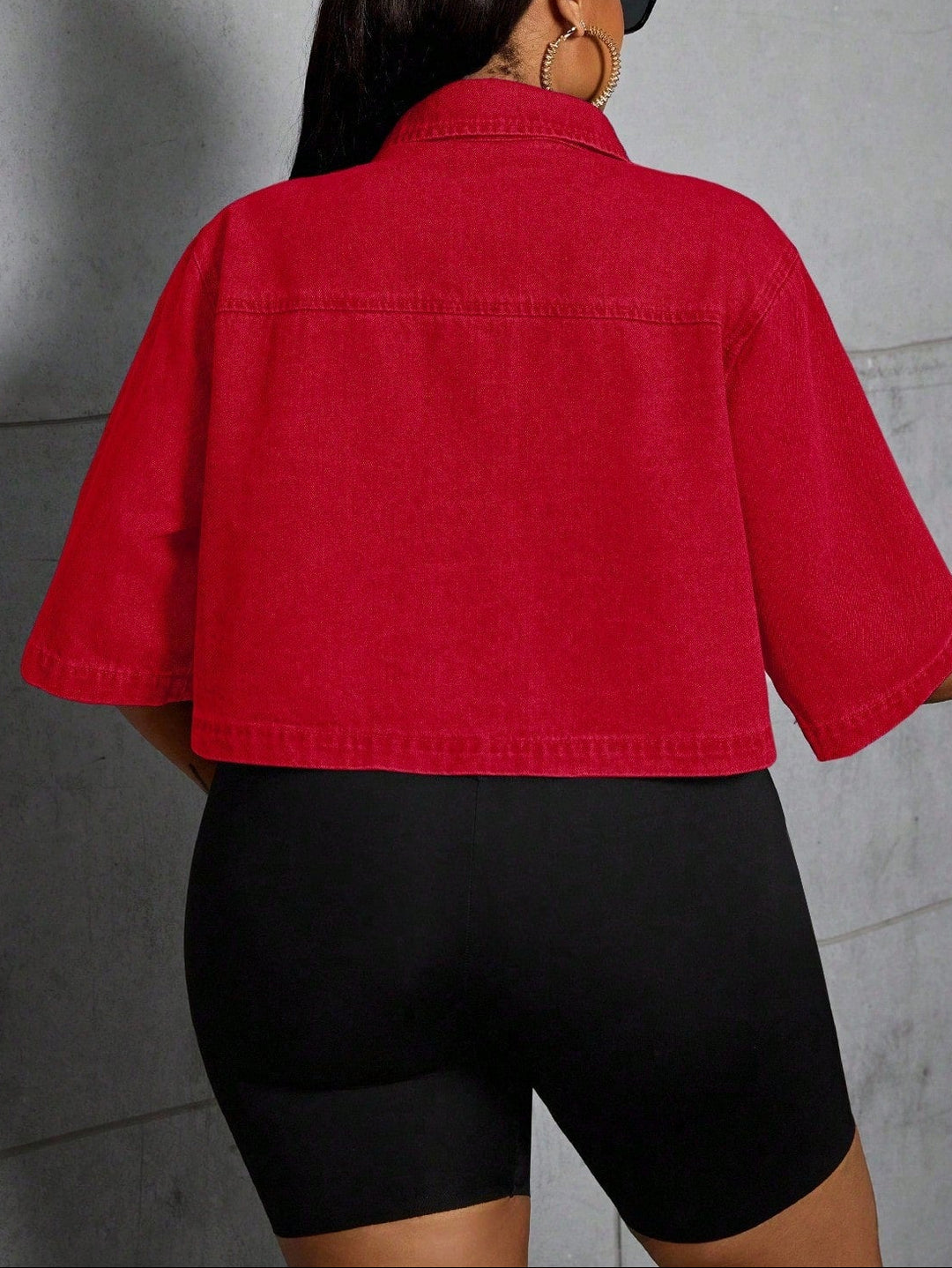 SHEIN farmering, piros