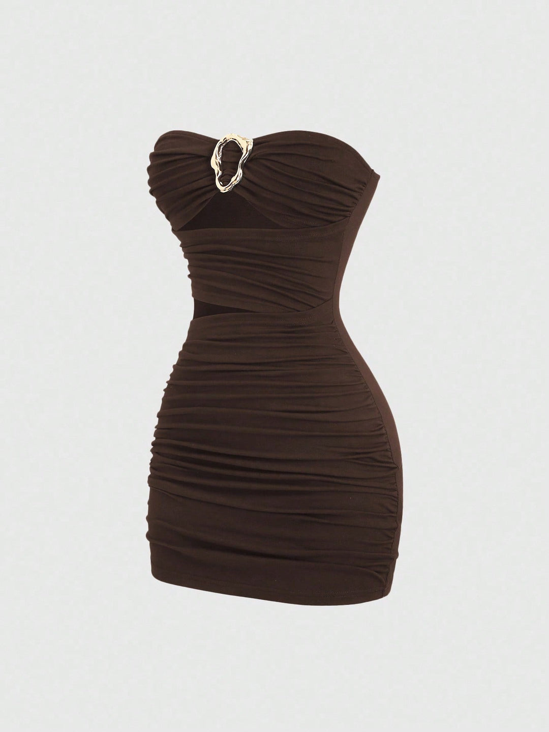 Rochie scurtă SHEIN, maro