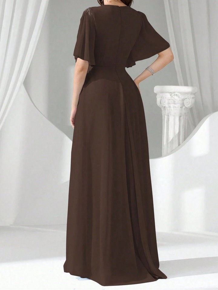 SHEIN maxi ruha, barna