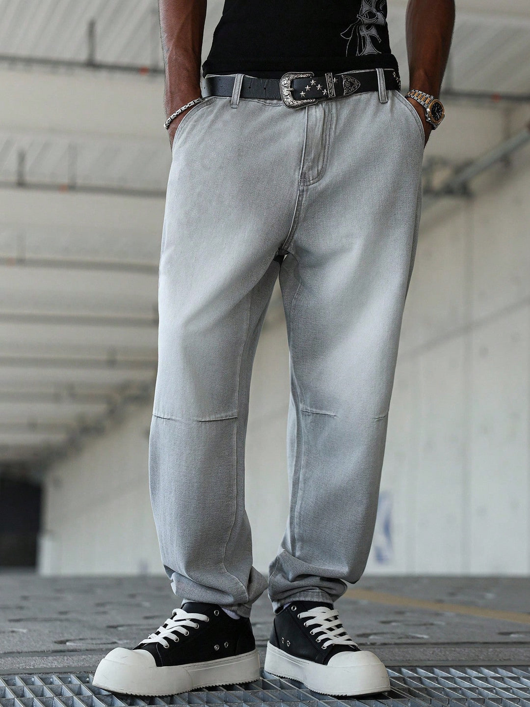 Jeans SHEIN, gri