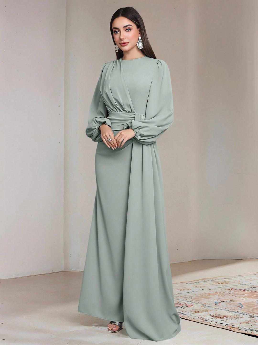 Rochie maxi SHEIN, albastru