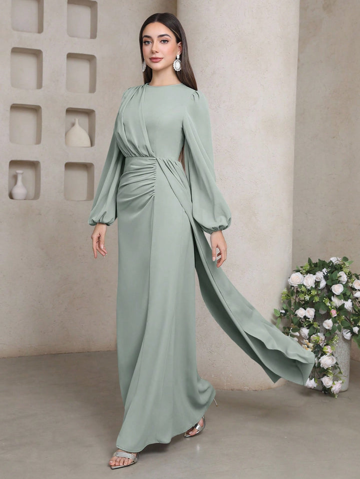 SHEIN maxi ruha, kék