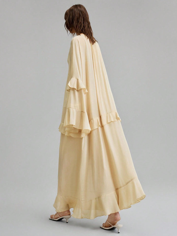 Rochie maxi SHEIN, bej