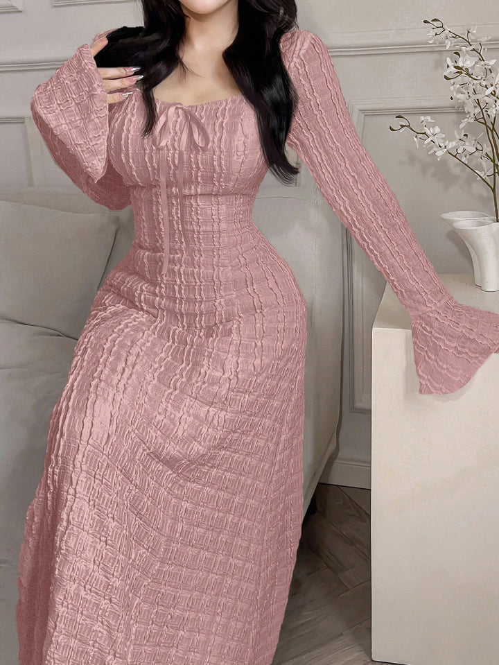 SHEIN Maxi ruha, rózsaszín