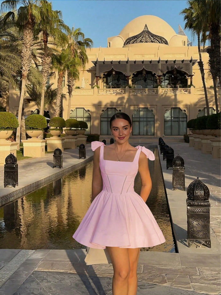 Rochie scurtă SHEIN, roz