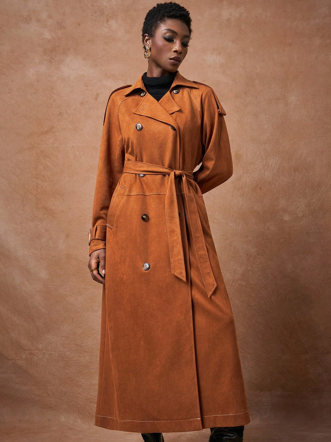 Trench SHEIN, maro