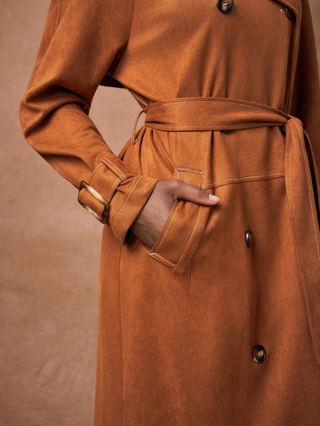 Trench SHEIN, maro