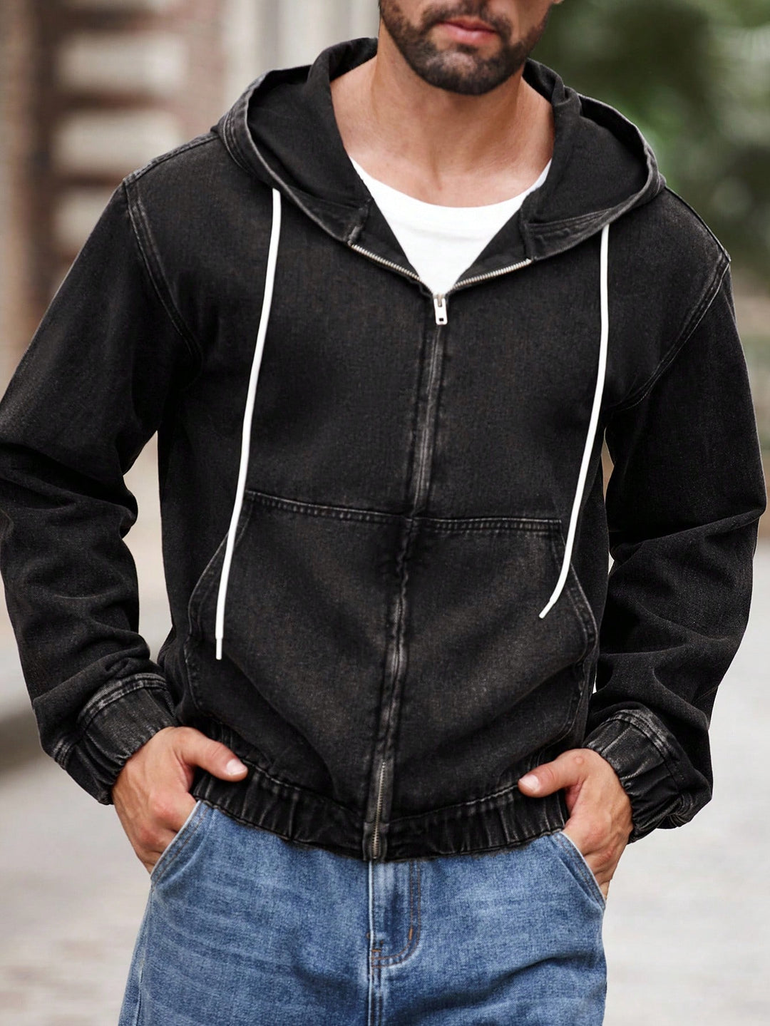 Jachetă SHEIN, negru