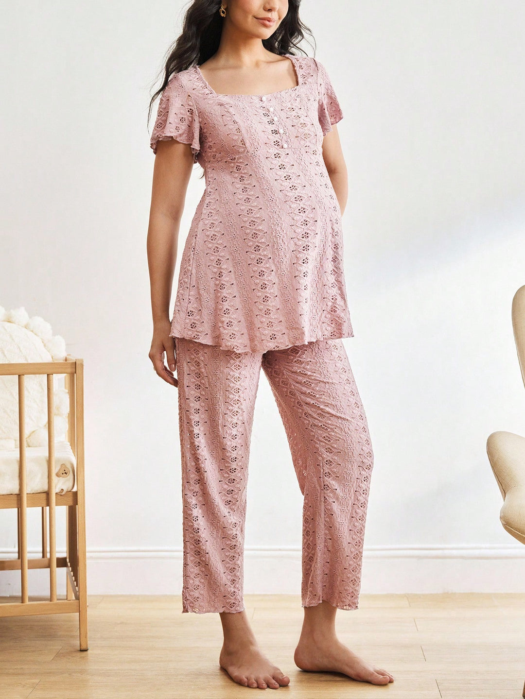Pijamale SHEIN, roz