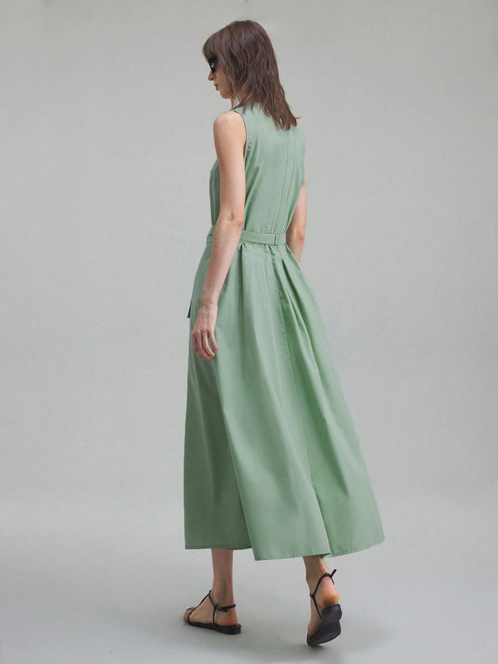 Rochie maxi SHEIN, verde
