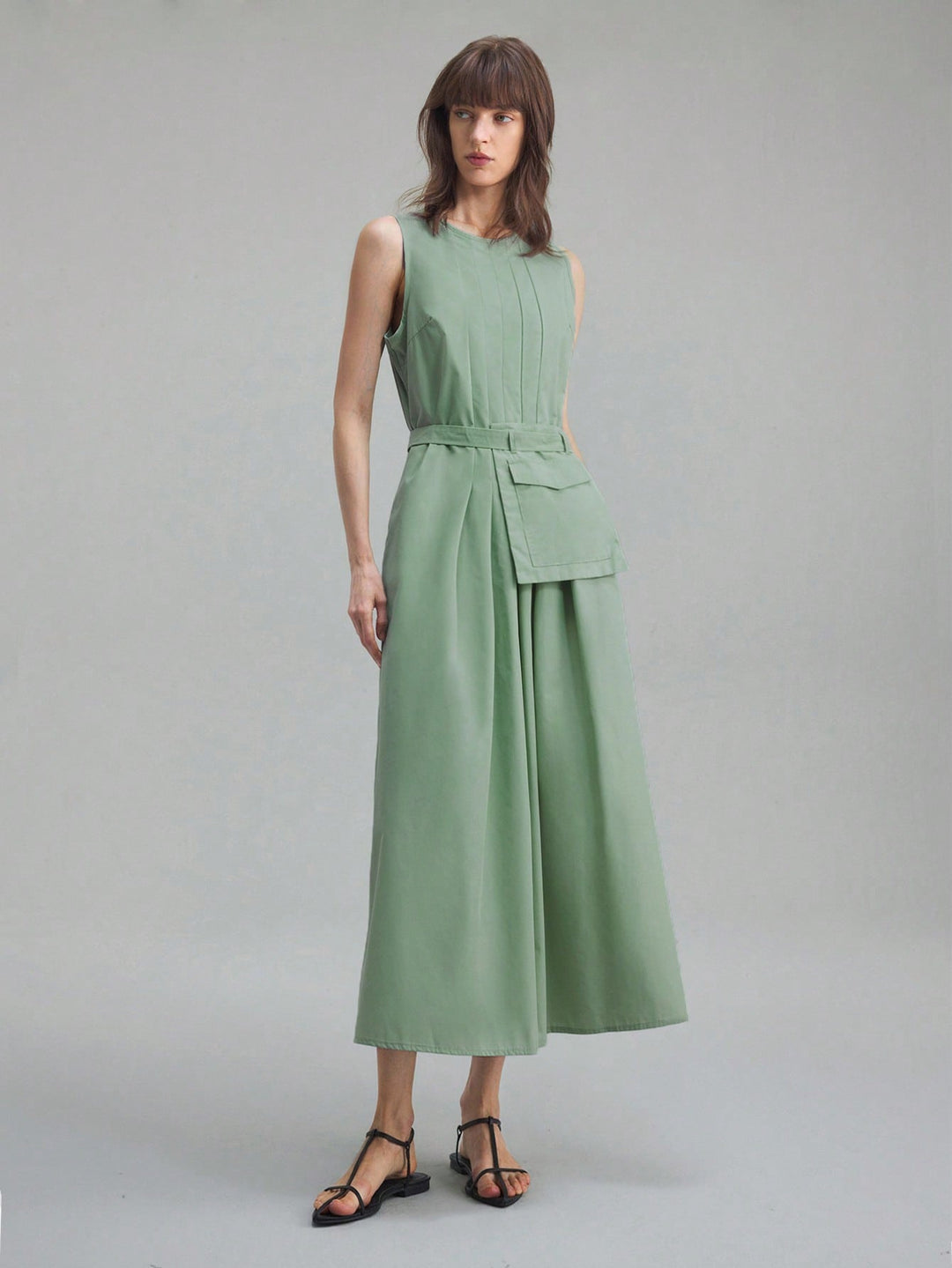 SHEIN maxi ruha, zöld