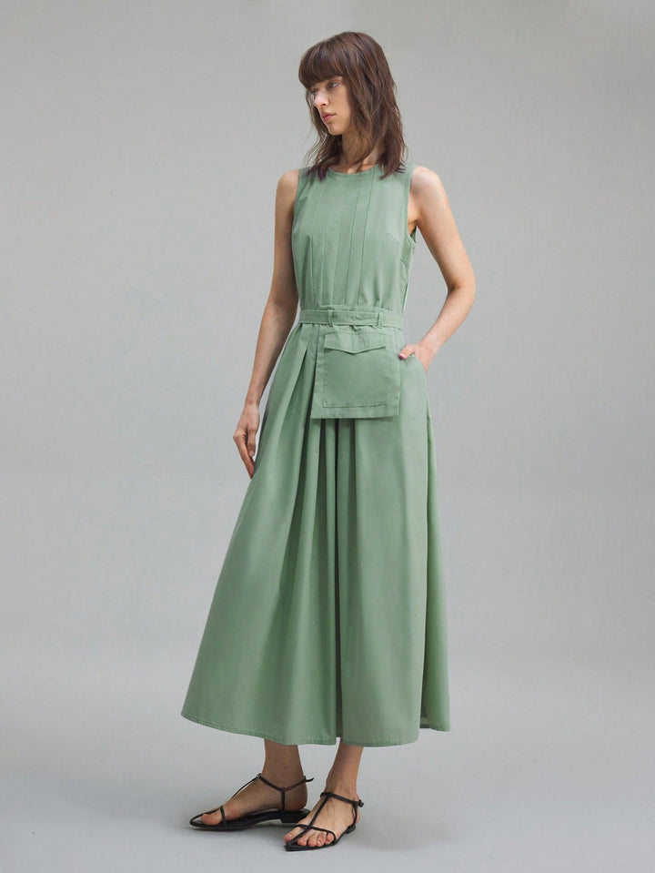 SHEIN maxi ruha, zöld