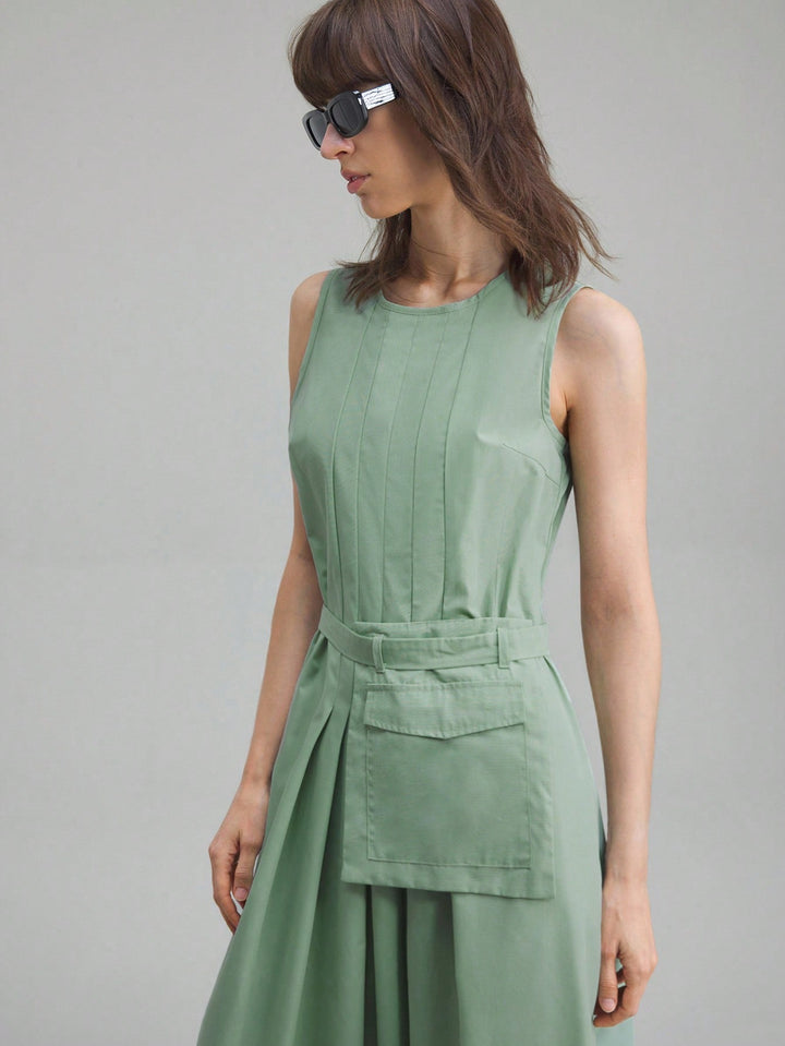 SHEIN maxi ruha, zöld