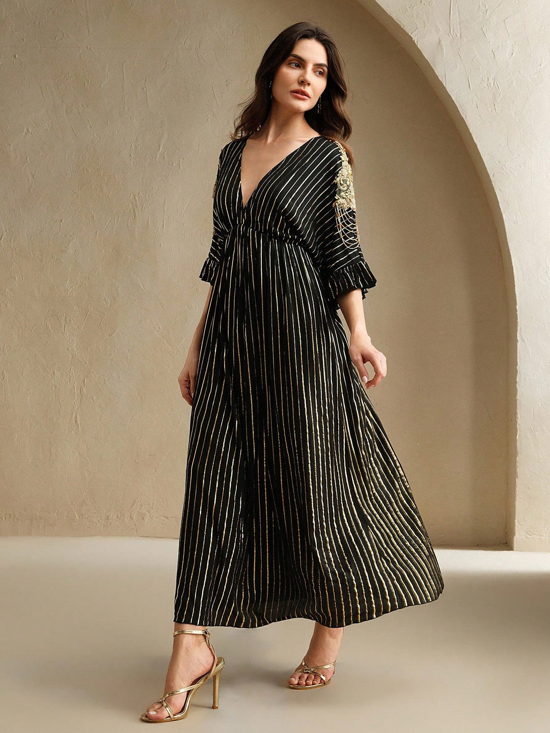 Rochie maxi SHEIN, negru