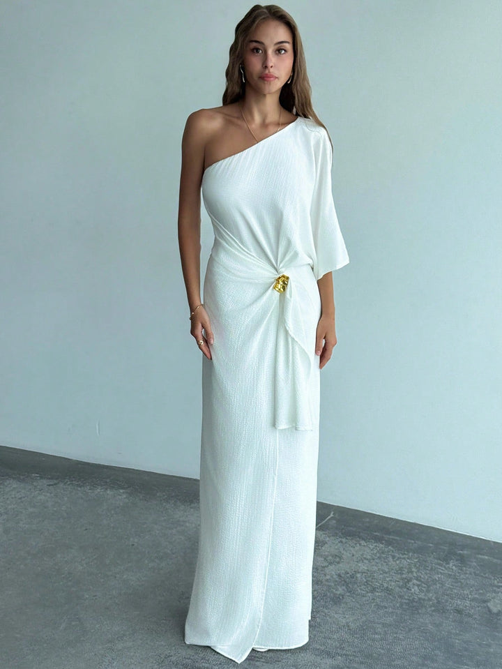 Rochie maxi SHEIN, alb