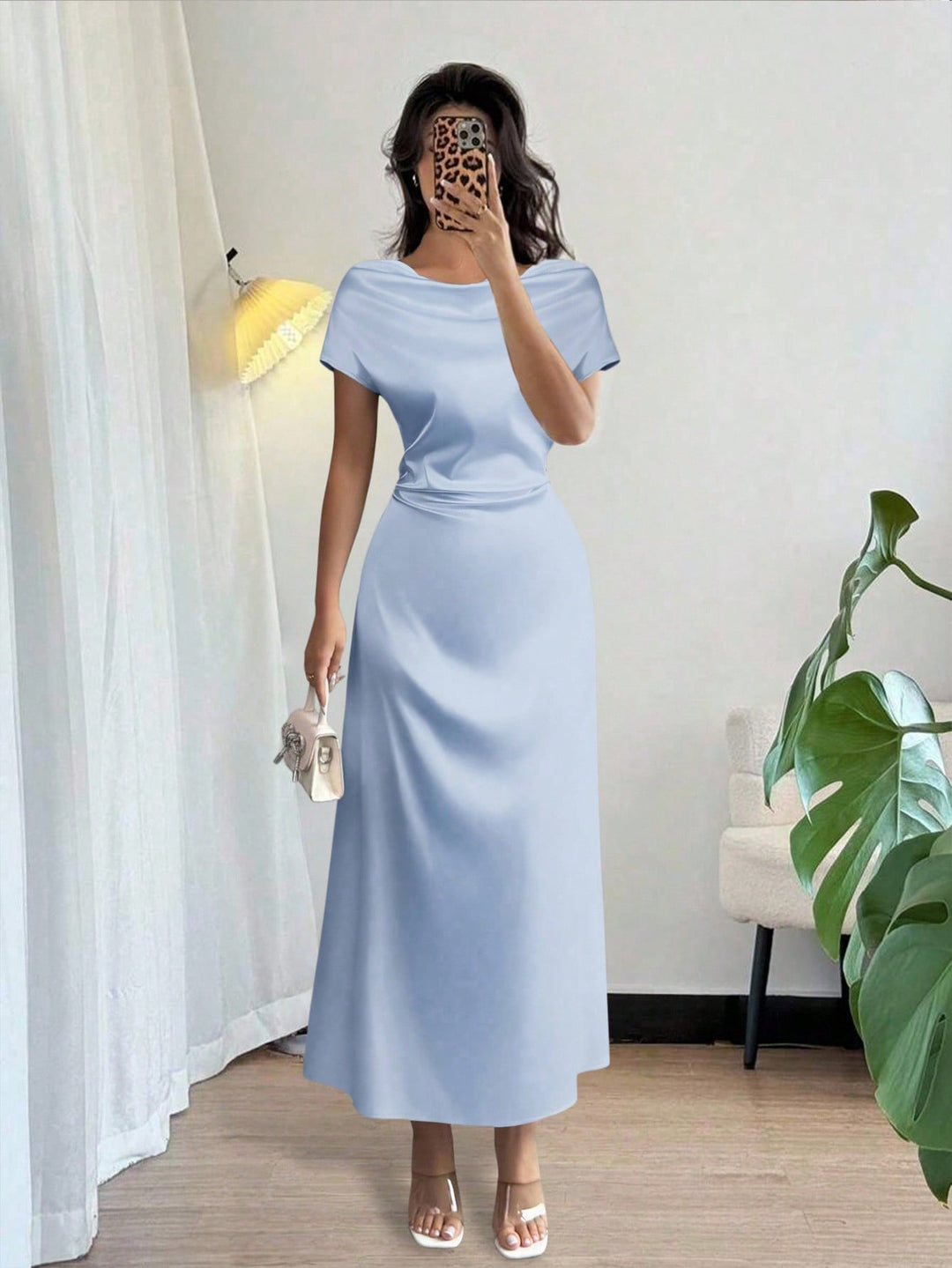 Rochie maxi SHEIN, albastru