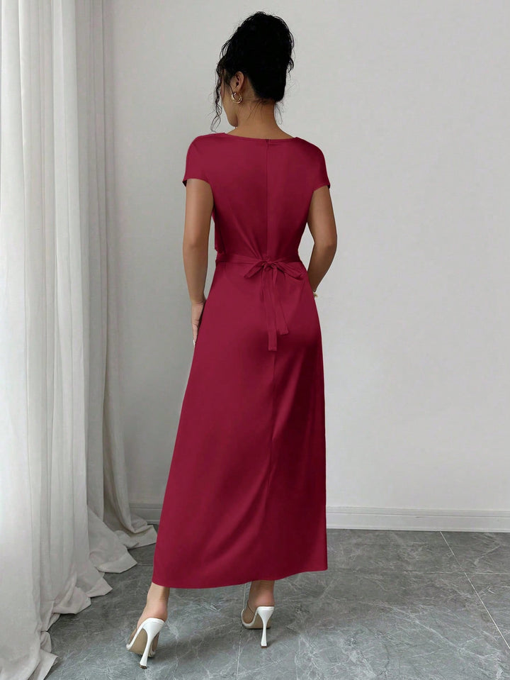 Rochie maxi SHEIN, vișiniu