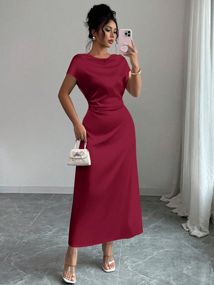 Rochie maxi SHEIN, vișiniu