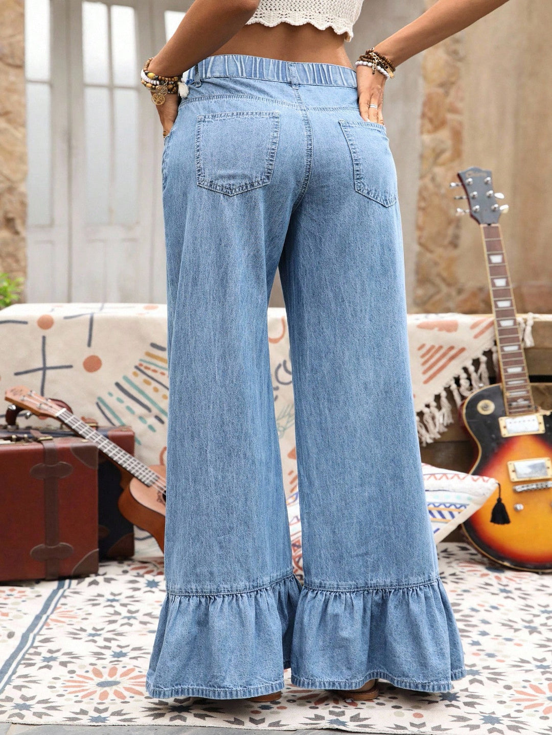 Jeans SHEIN, albastru