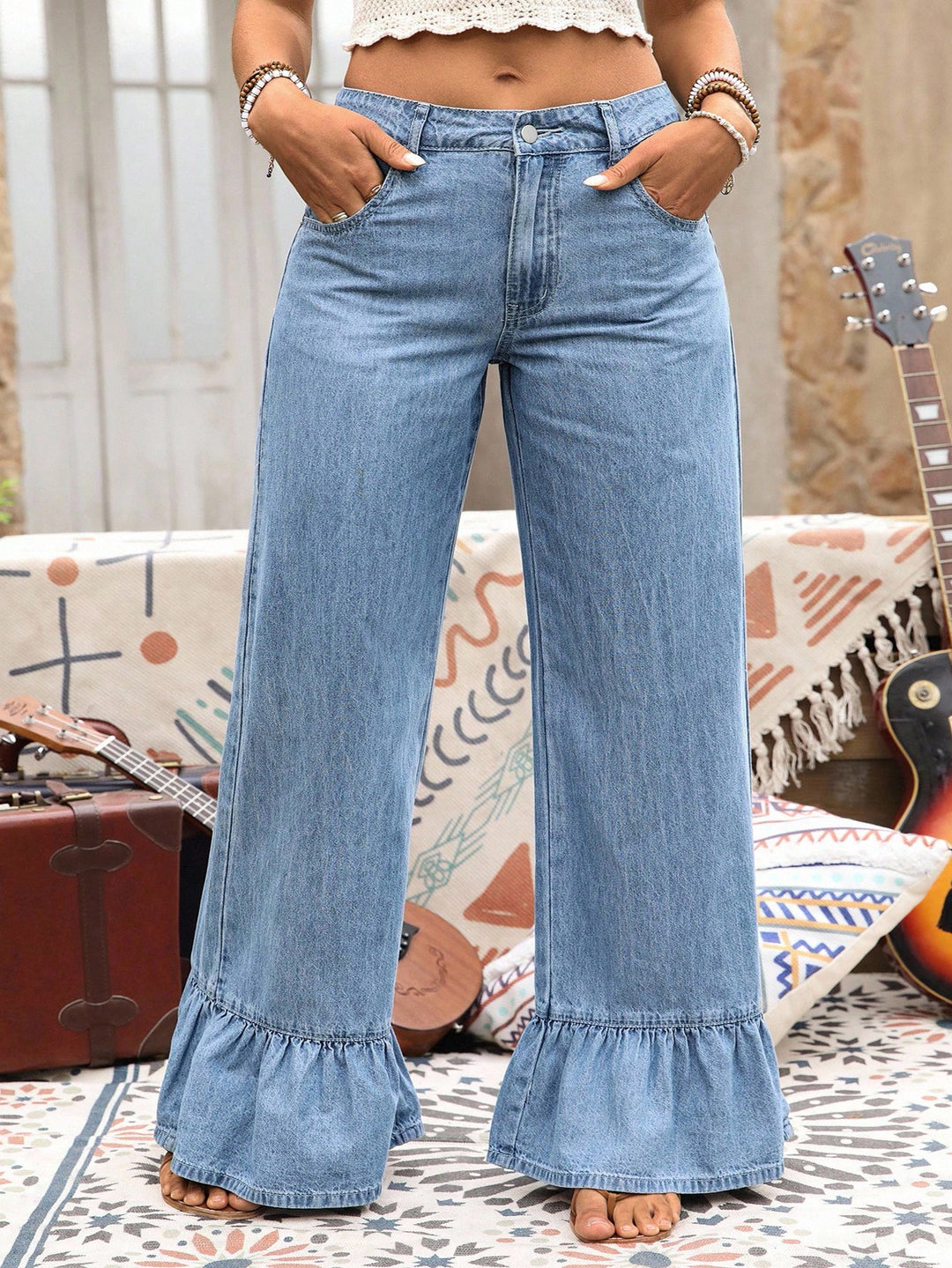 Jeans SHEIN, albastru