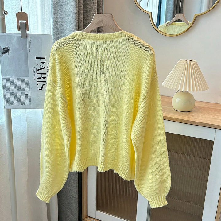 Cardigan SHEIN, galben