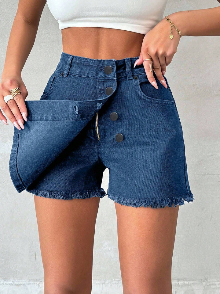 Fustă pantalon SHEIN, albastru