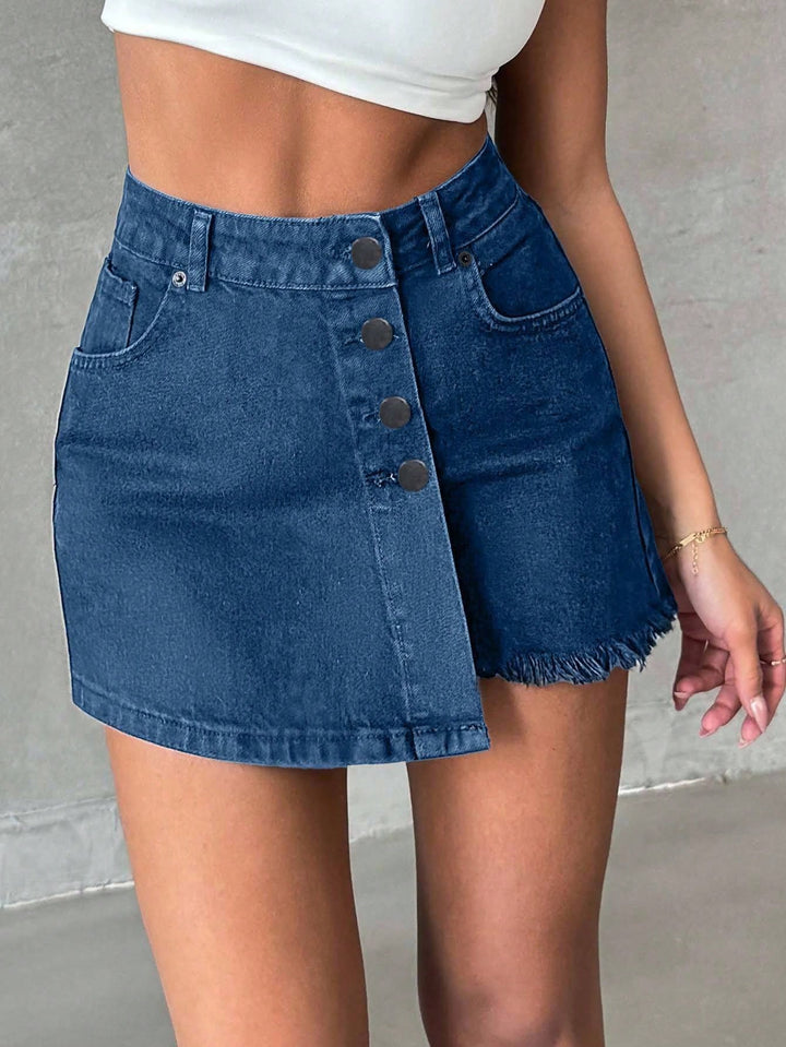 Fustă pantalon SHEIN, albastru