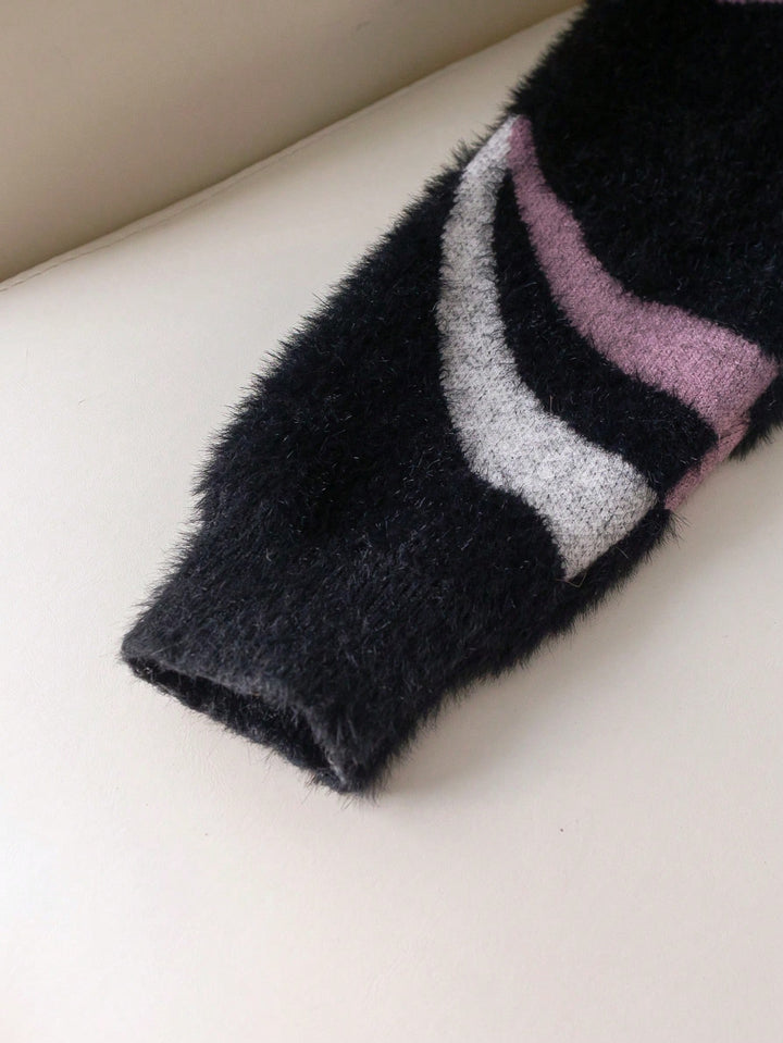 Pulover SHEIN, negru